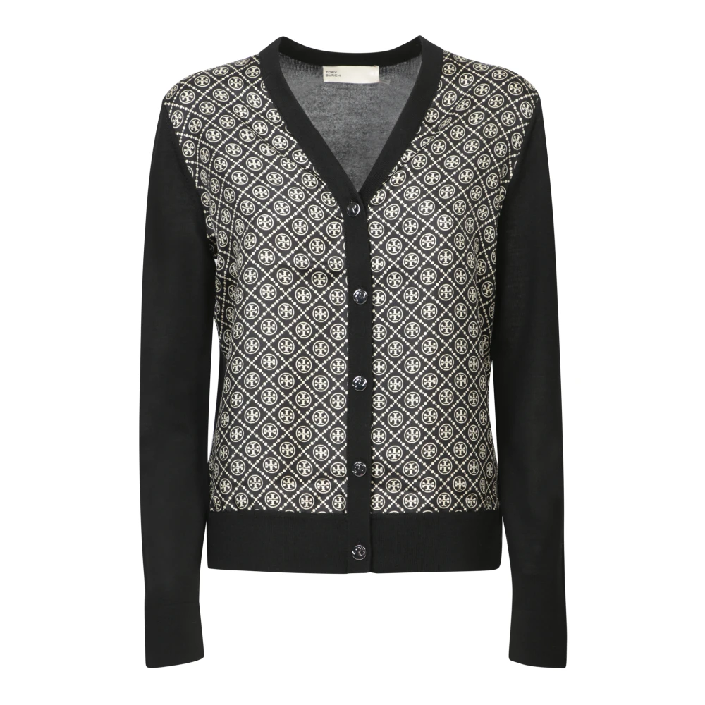 Tory Burch Women's Black Cardigan - Cardigans - S - Knitwear