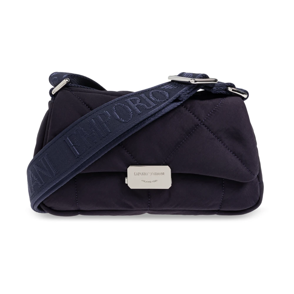 Emporio Armani Gewatteerde schoudertas Blue Dames