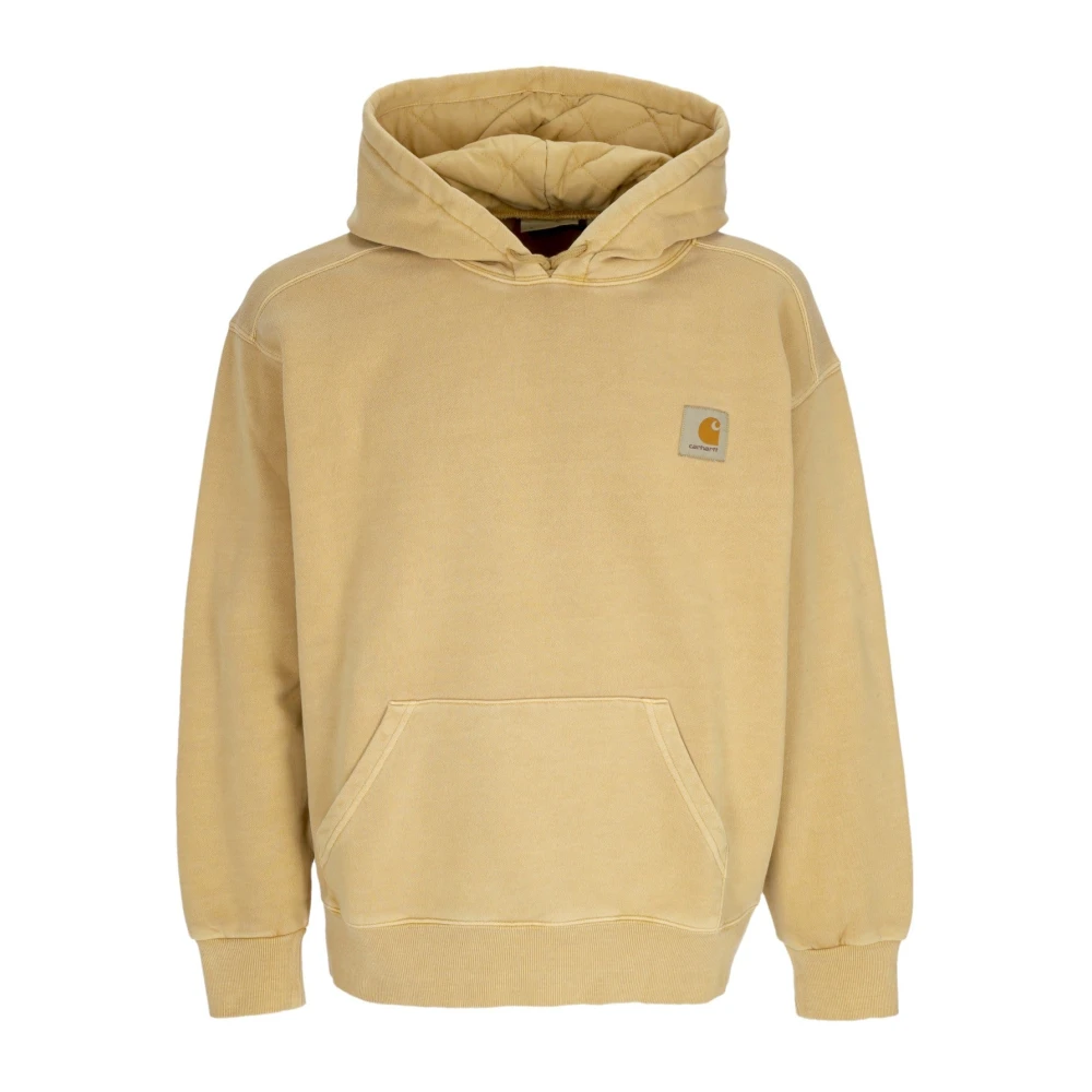 Carhartt Wip Men's Beige Lightweight Hooded Sweatshirt Nelson Sweat