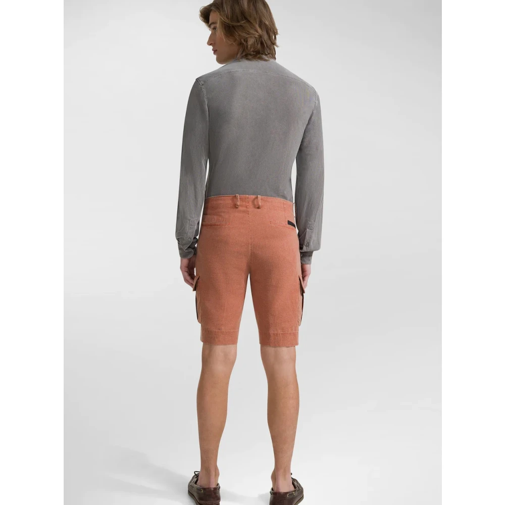 RRD No Iron Technical Fabric Wash Piqué Shirt Brown Heren
