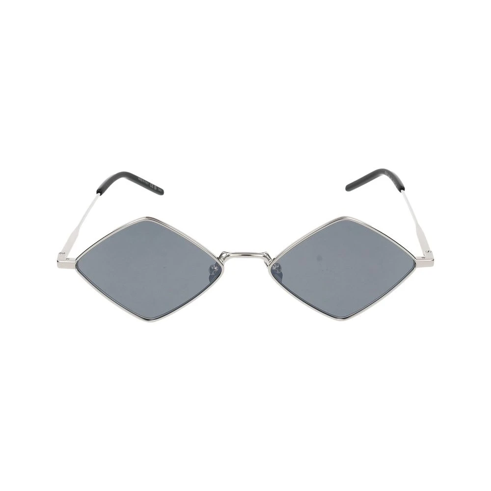 Saint Laurent Unisex Gray Sunglasses, 55 Mm, Silver Lisa Sunglasses Sl 302