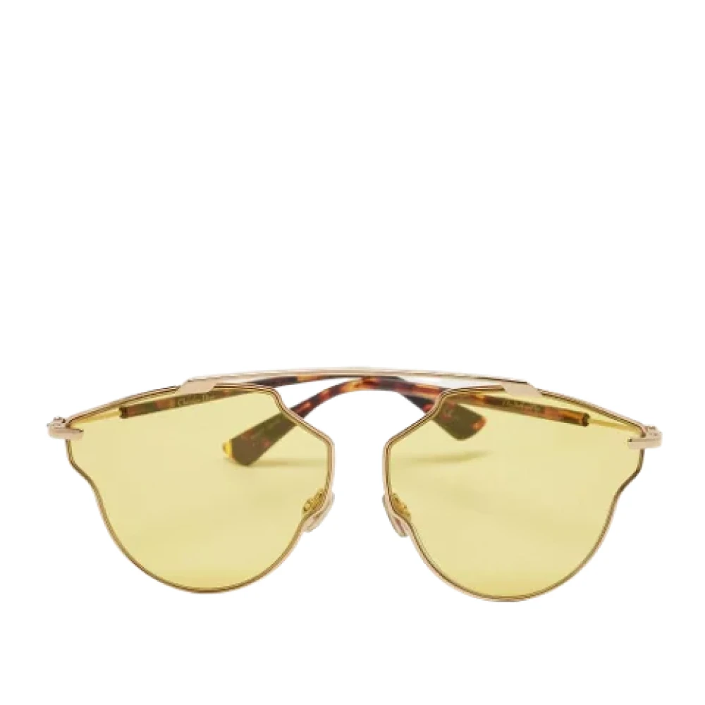 Pre-owned Gule Acetate Dior solbriller