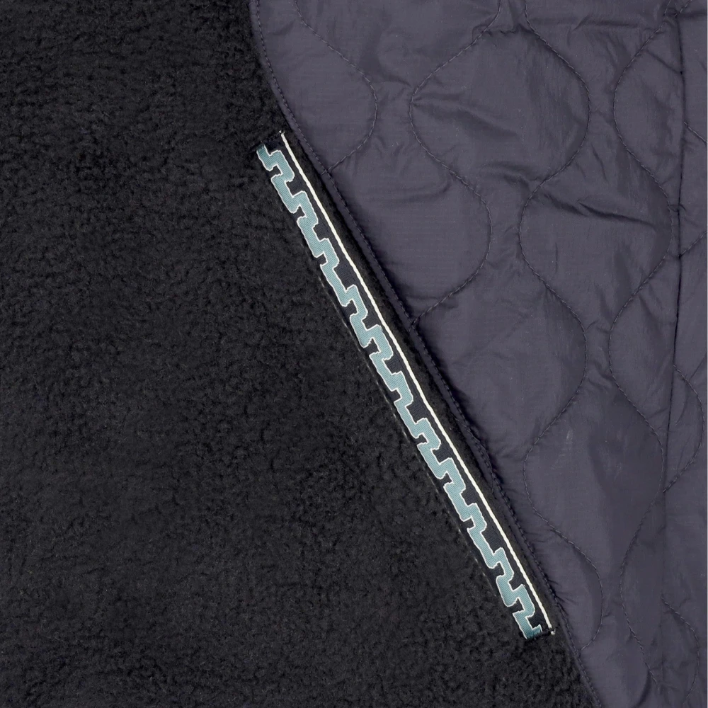 Puma Zwarte Sherpa Mouwloze Vest met Rits Black Heren
