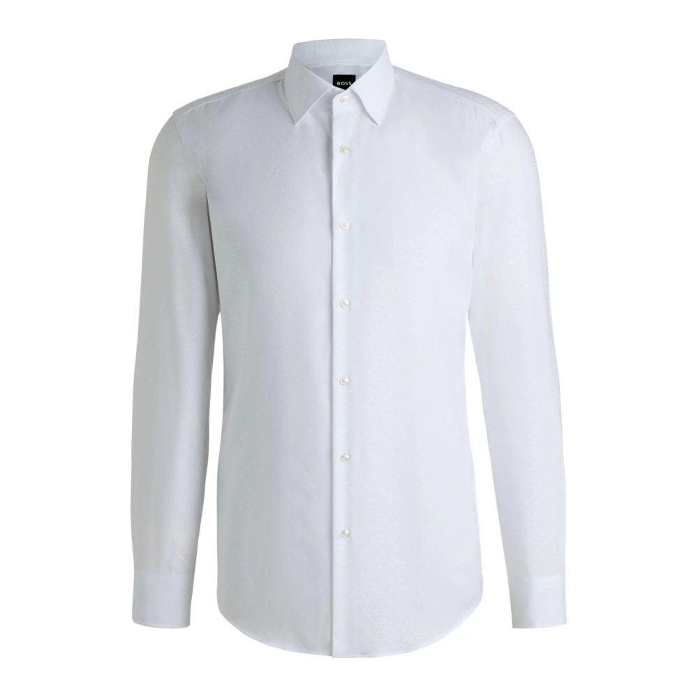 Hugo Hombre Blanco Camisas, Talla: 4XL