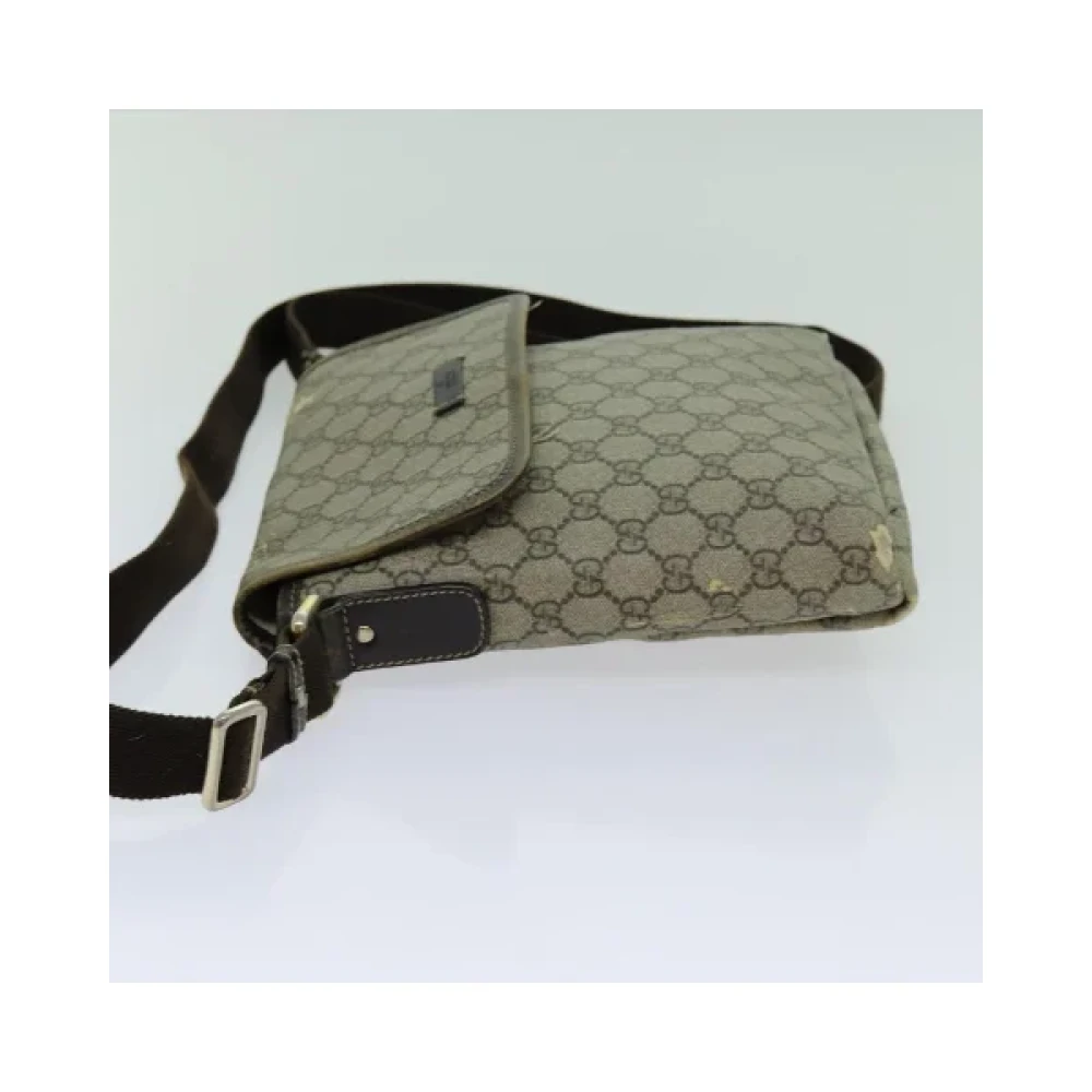 Gucci Vintage Pre-owned Canvas gucci-bags Beige Dames