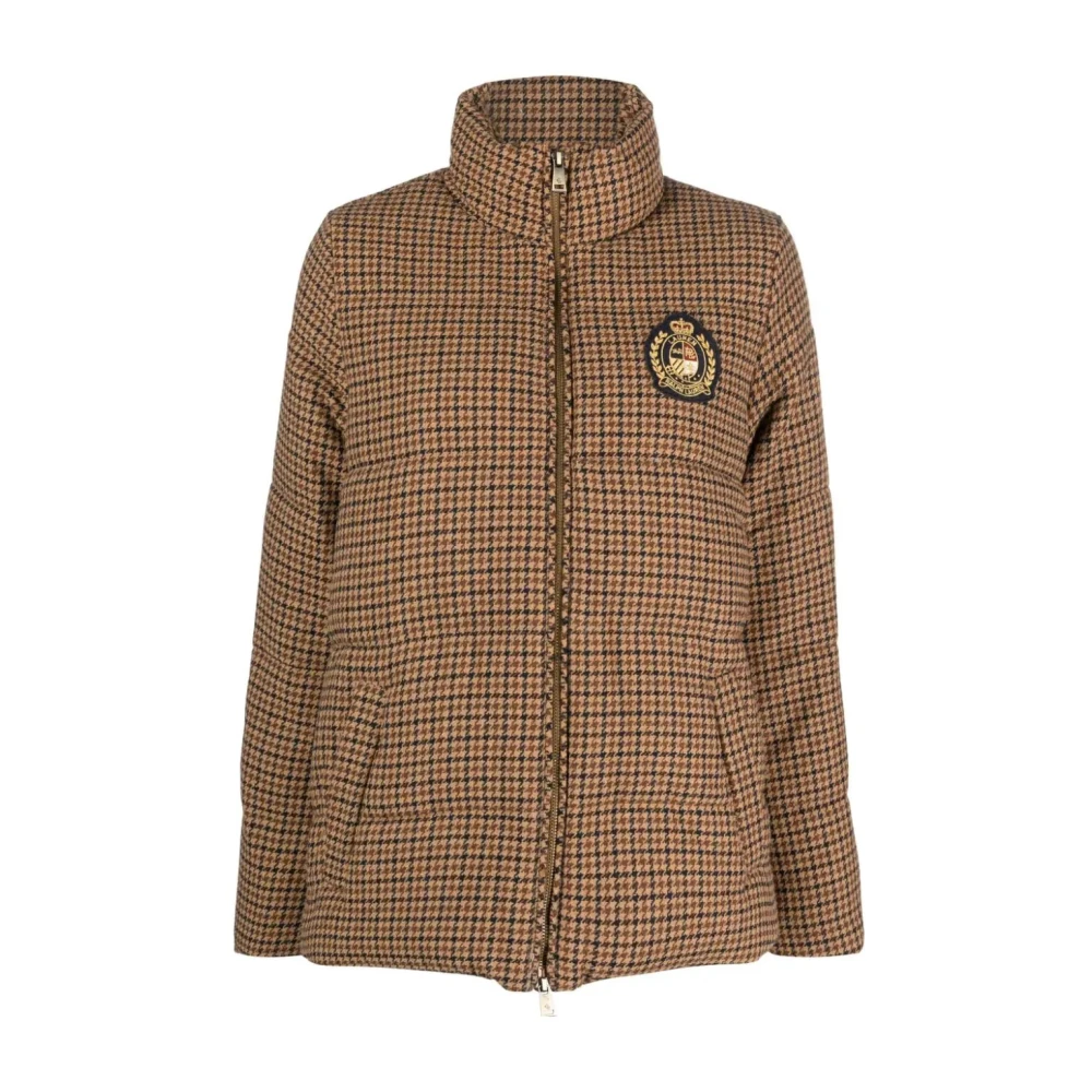 Ralph Lauren Geïsoleerde jas Brown Dames