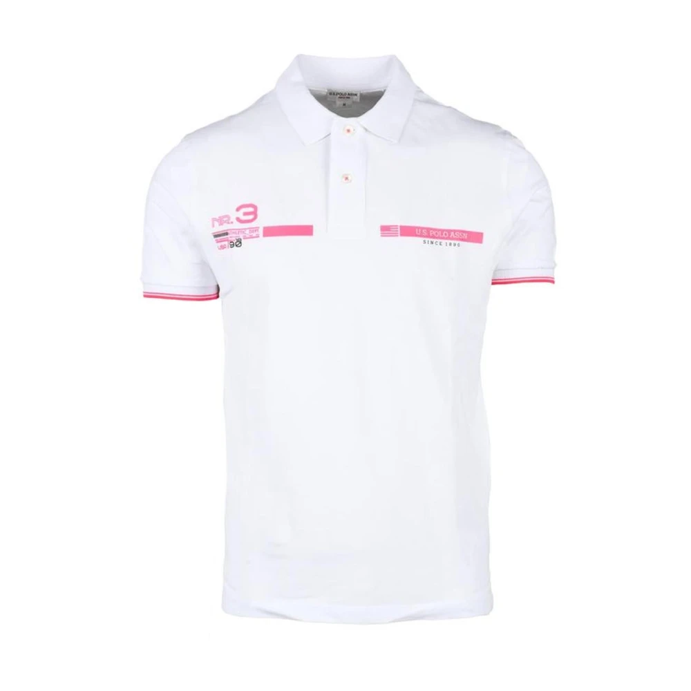 U.s. Polo Assn. Witte Katoenen Polo Shirt Collectie White Heren