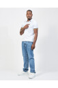 polo-stretch-en-coton-blanc