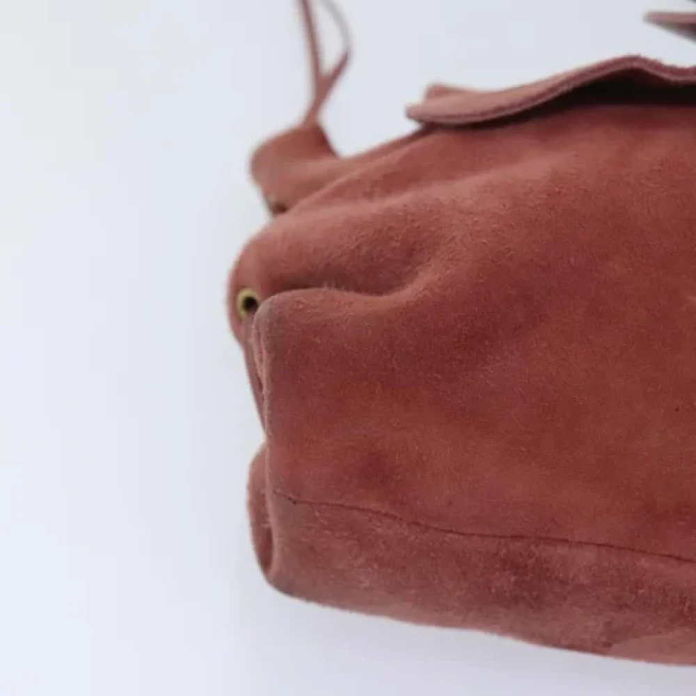 Gucci Vintage Pre-owned Suede gucci-bags Red Dames