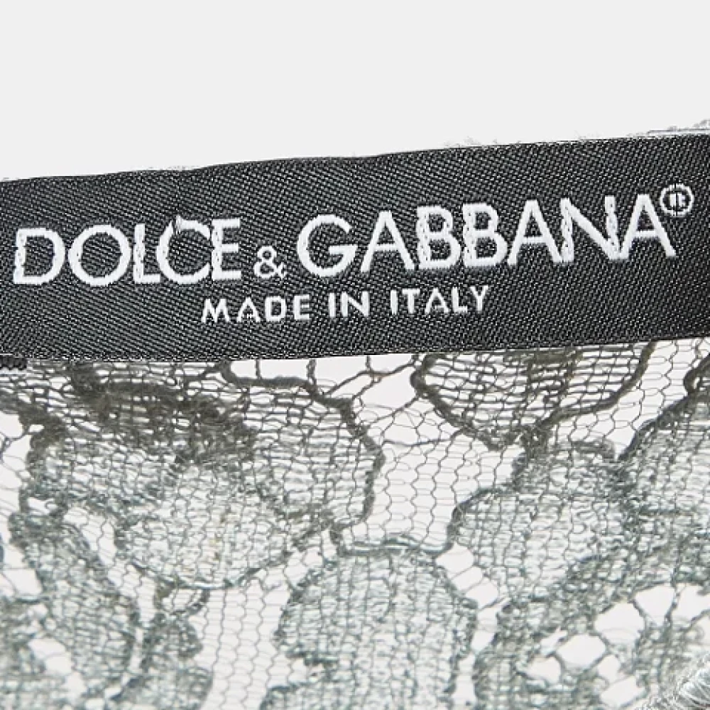 Dolce & Gabbana Pre-owned Lace tops Green Dames