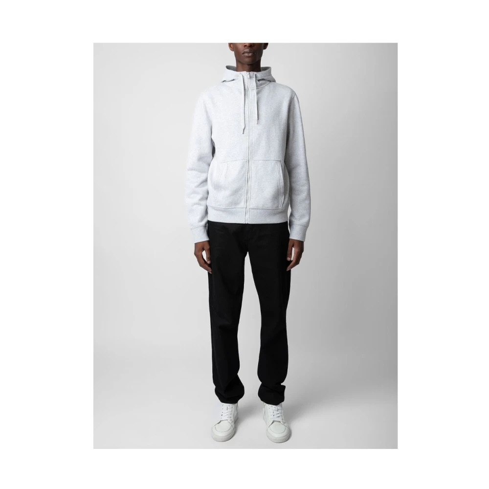 Zadig & Voltaire Stijlvol T-shirt voor mannen Gray Heren