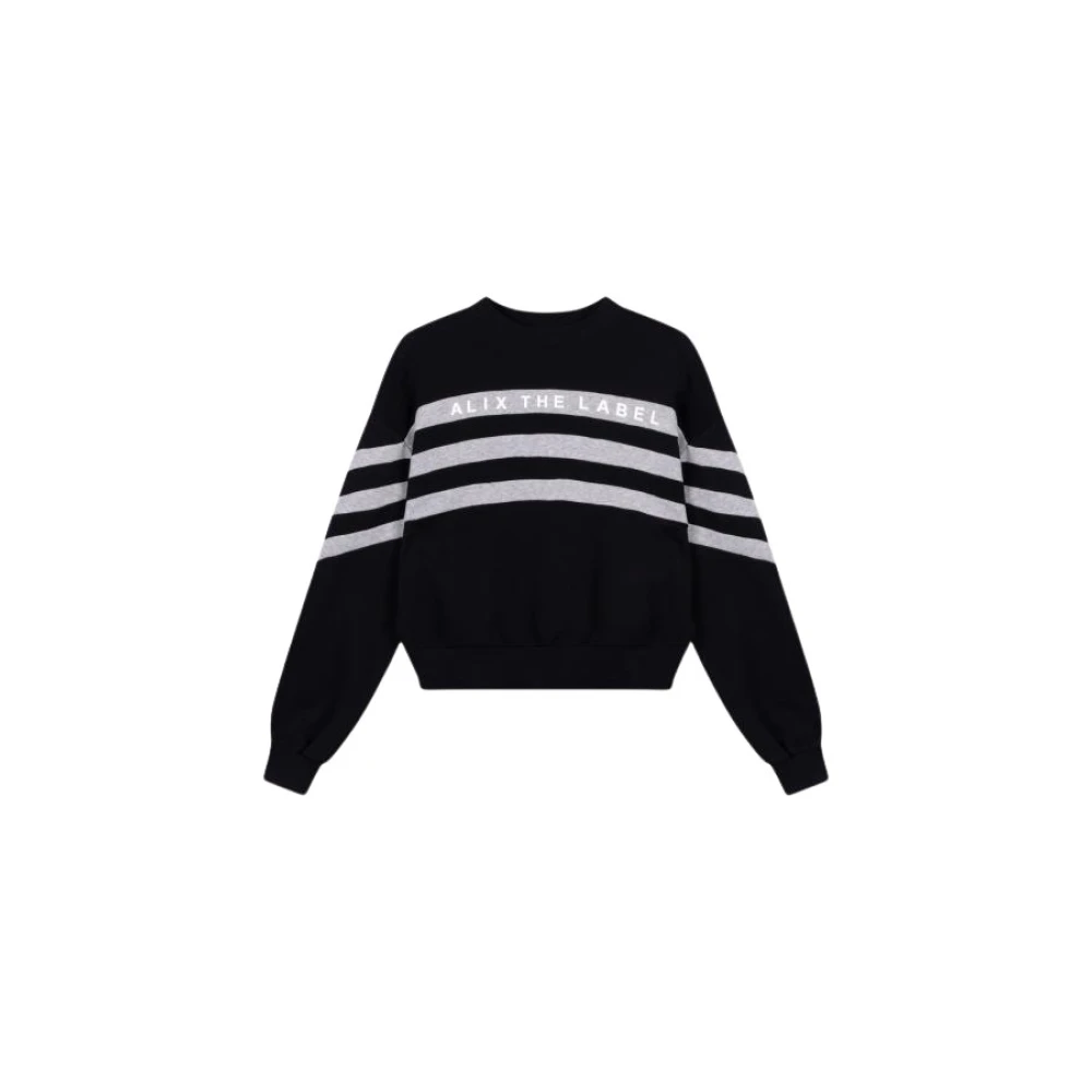 Alix The Label Cropped Sweater Black Heren
