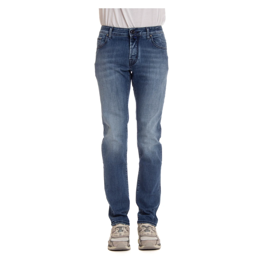 Jacob Cohën Luxe Denim Jeans Nick Fit Blue Heren