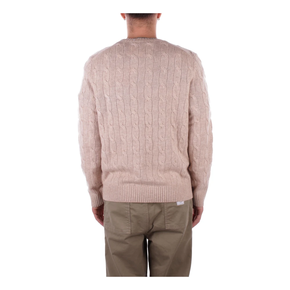 Saint Barth Beige Logo Front Sweaters Beige Heren