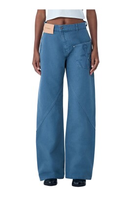 pantalon-en-coton-torsade-avec-taille-mi-haute