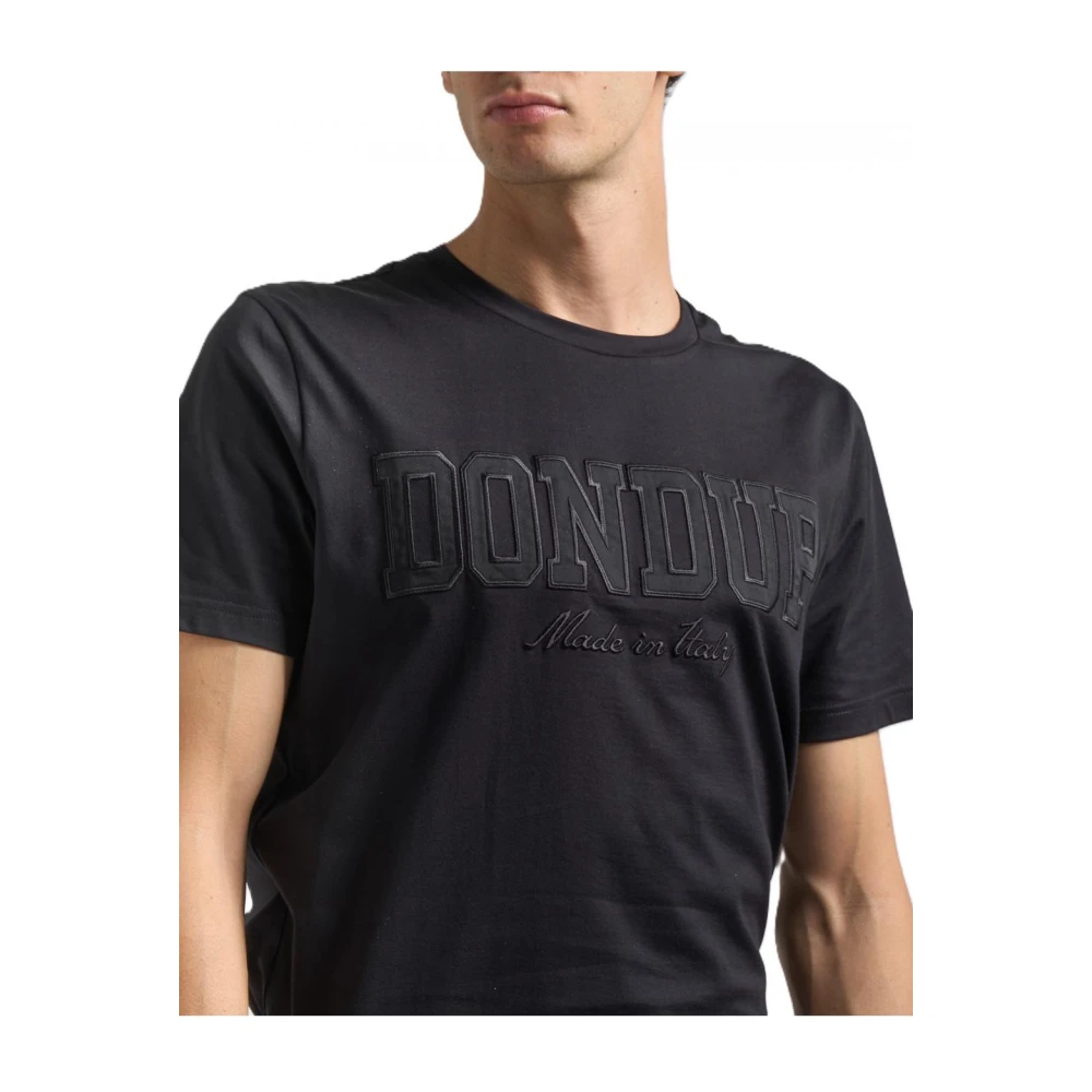 Dondup Katoenen T-shirt Black Heren