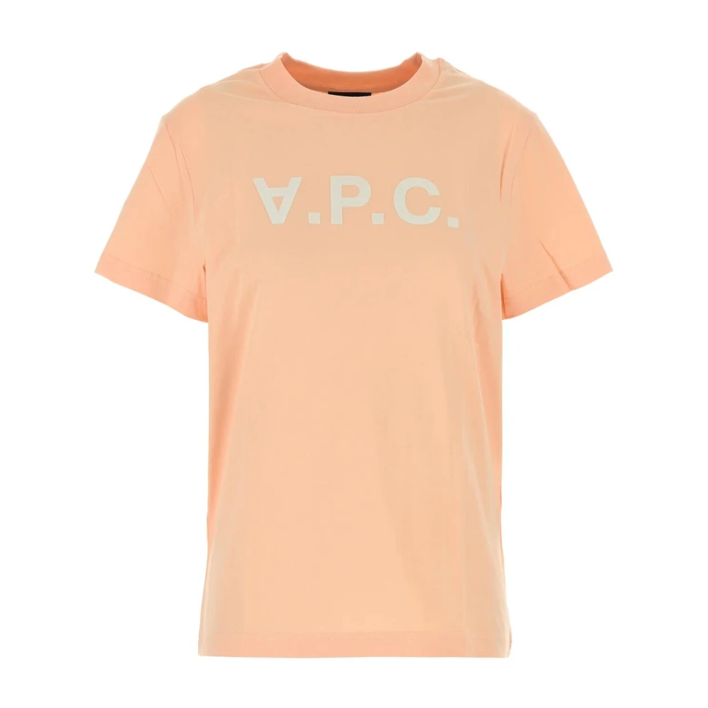 A.p.c. - Tops > T-Shirts - Orange - A.p.c. - Modalova