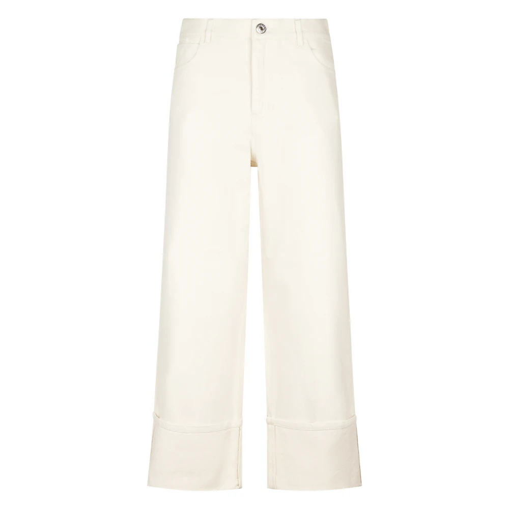 Max Mara Women's Beige Weekend Trousers - Straight Fit Jeans - Xs - Jeans