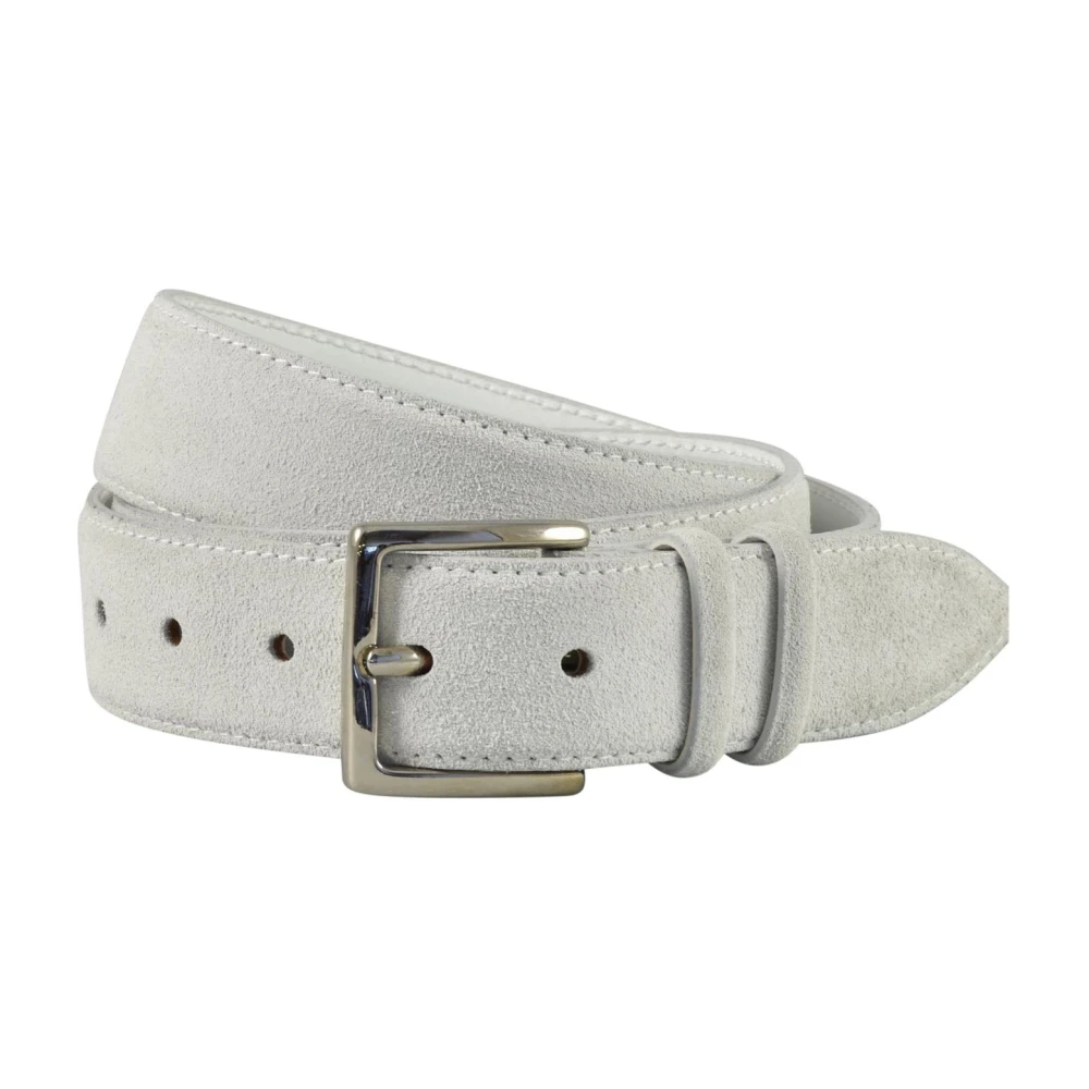 Orciani Leren Riem 100% Pelle Gray Dames