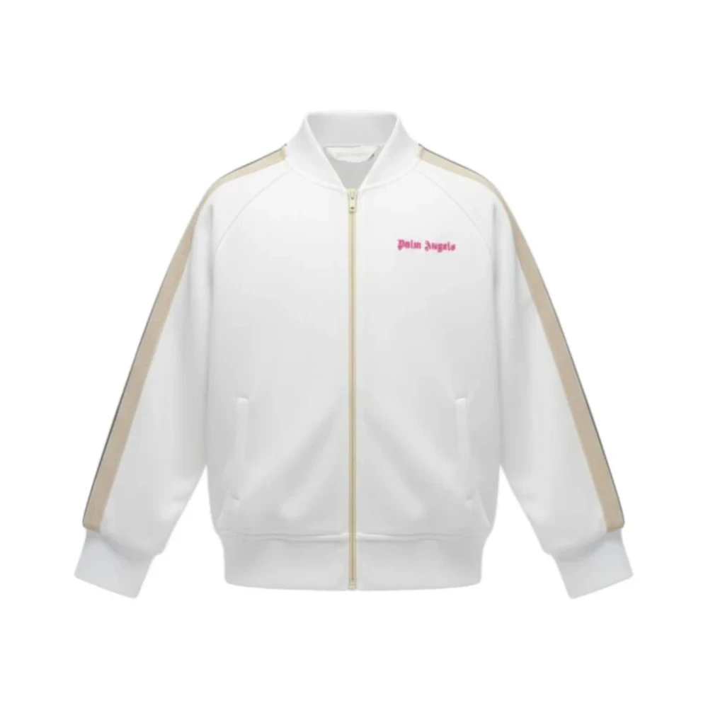 Palm Angels Girls White Zip-Up Sweatshirt - Kids Sweatshirts - 14 Y - Kids