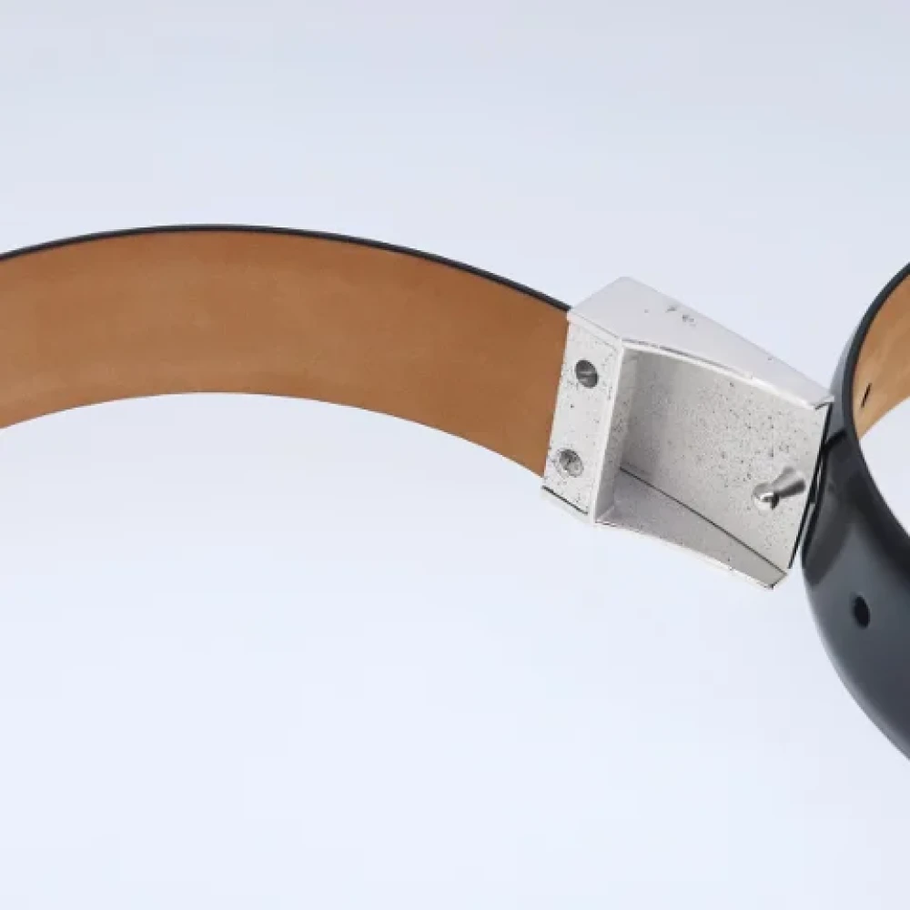 Louis Vuitton Vintage Pre-owned Leather belts Black Dames