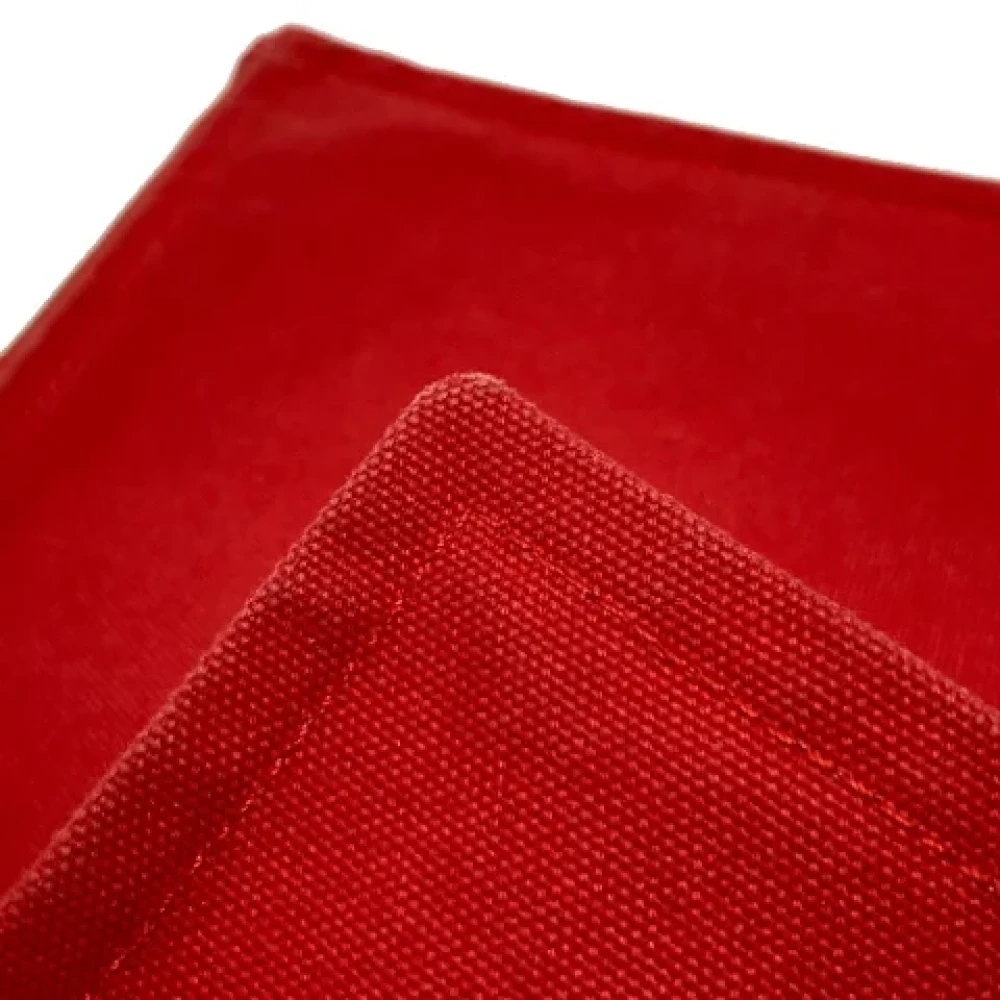 Hermès Vintage Pre-owned Cotton pouches Red Dames