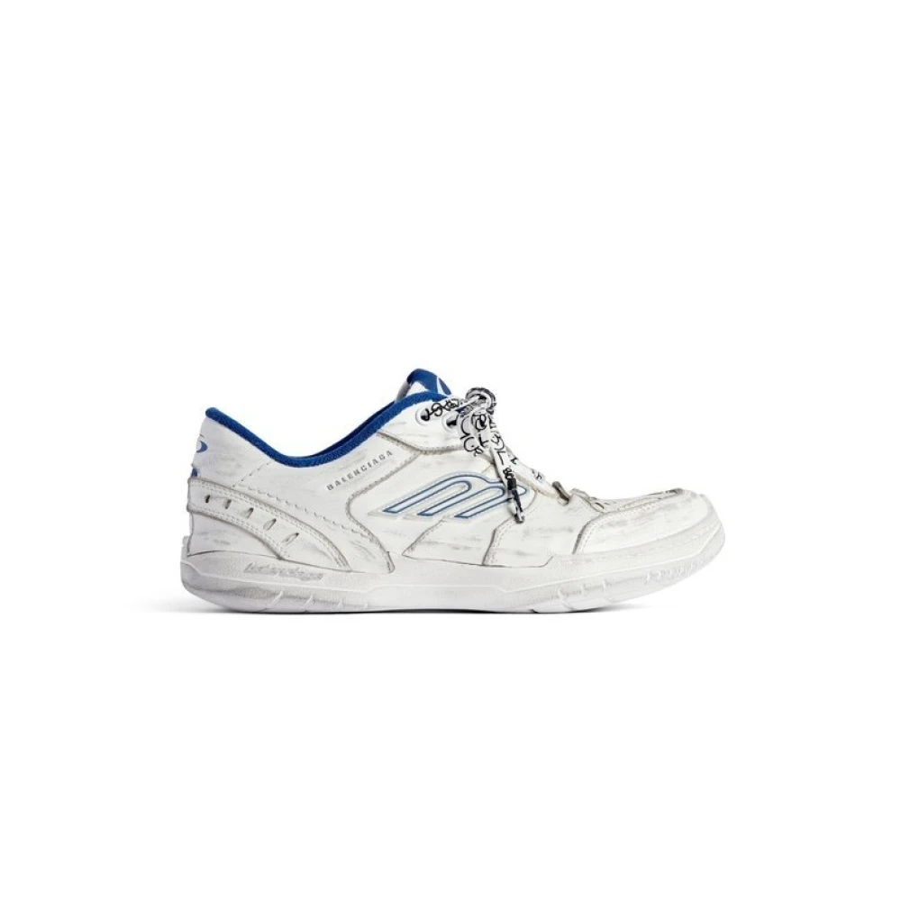Balenciaga Hamptons Worn-Out Sneakers Heren Schoenen Wit