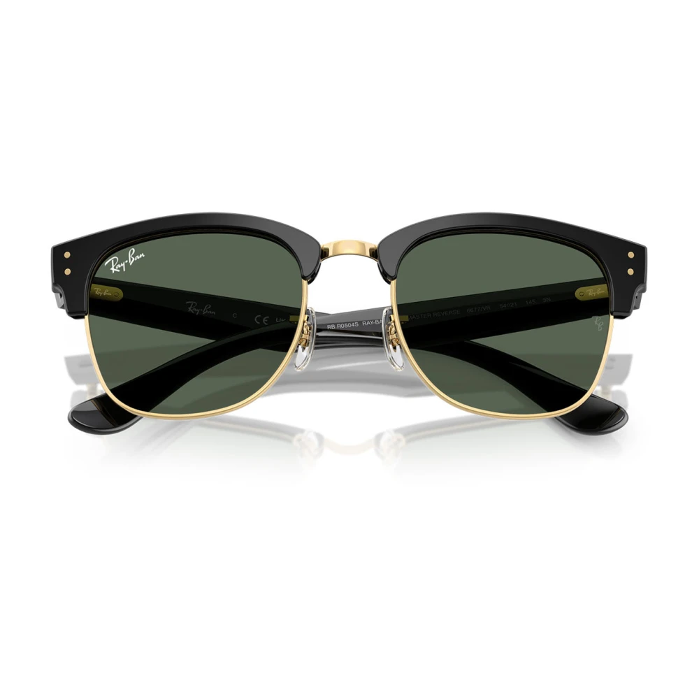 Ray - Ban Unisex Green Ray - Ban Rbr0504s Clubmaster Reverse 6677Vr Sunglasses Acetate Black Squared Normal - Image 4