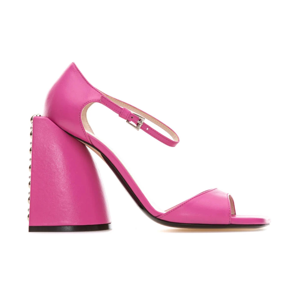 N21 Damen Rosa Stilvolle Sommer Sandalen