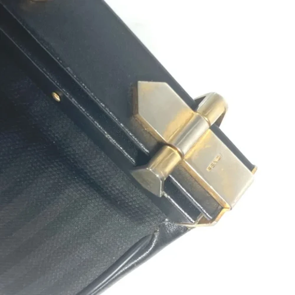 Fendi Vintage Pre-owned Plastic handbags Black Dames
