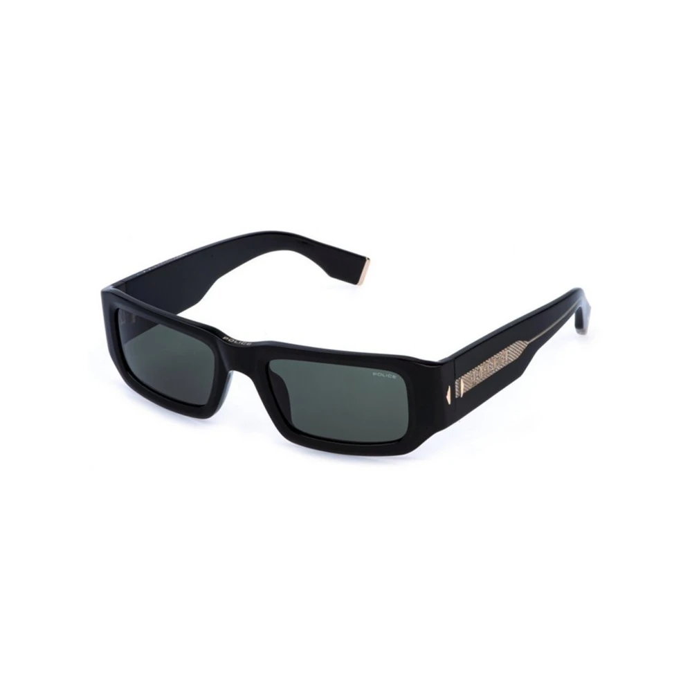 Police Herren Schwarz Splr82e 700Y Sonnenbrille