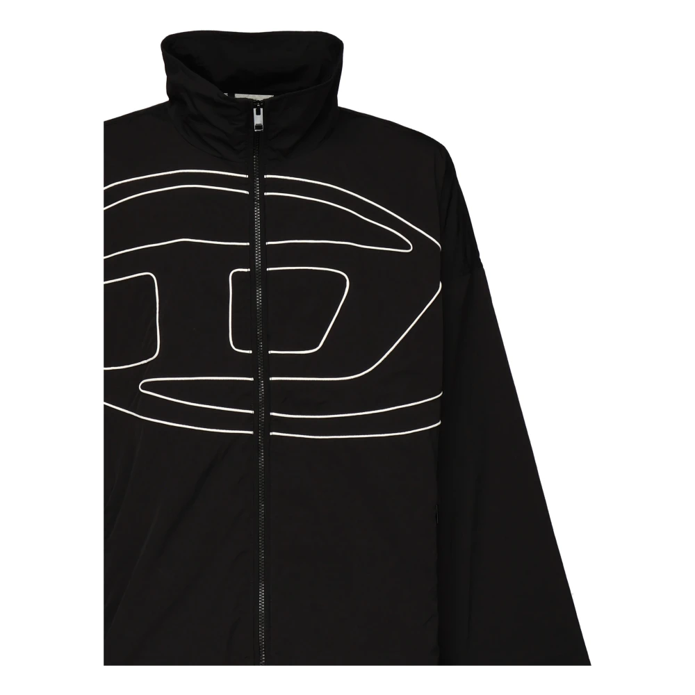 Diesel Zwarte Herenjassen Black Heren