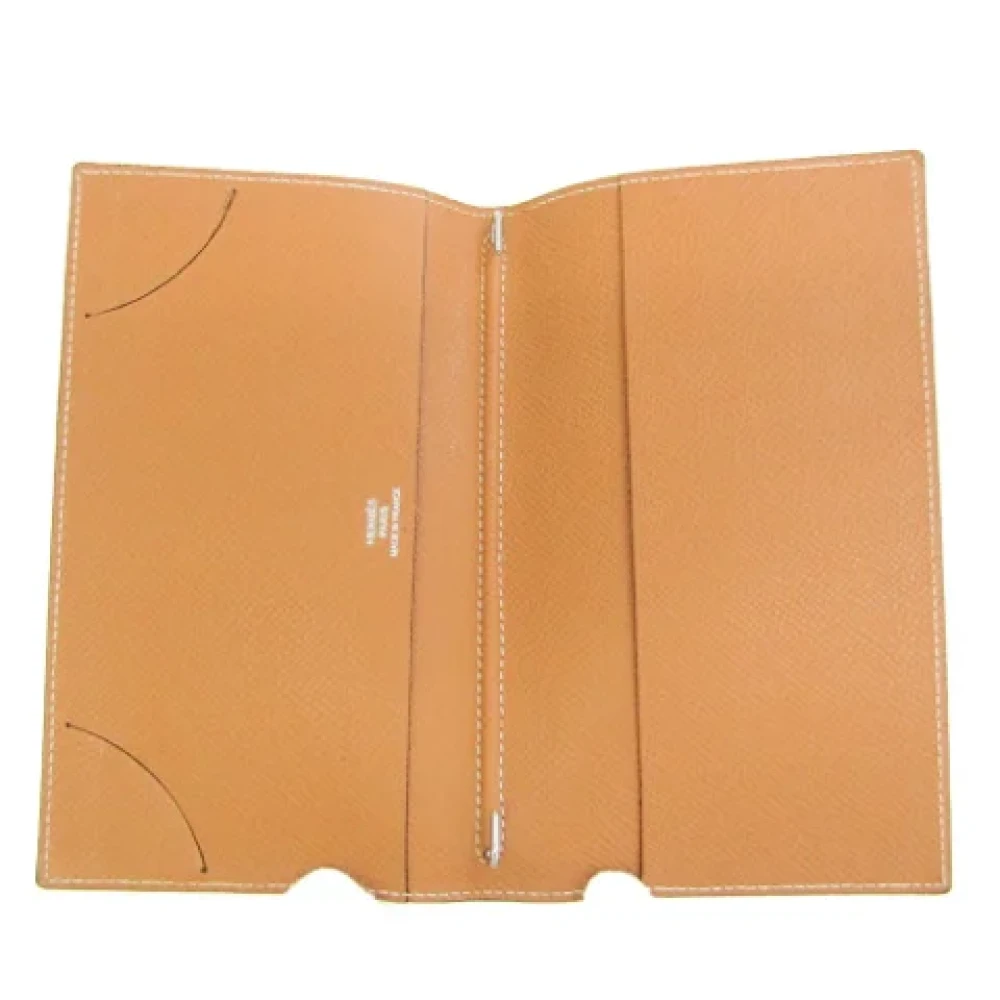 Hermès Vintage Pre-owned Leather home-office Blue Dames