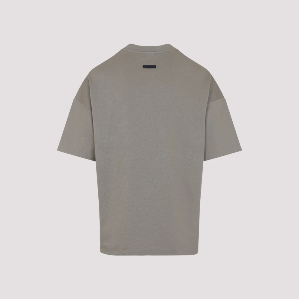 Fear Of God Stoffige Beige T-shirt Gray Heren