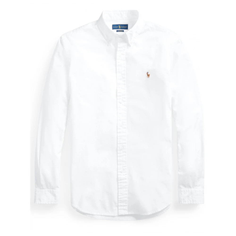 Polo Ralph Lauren Witte Chambray Overhemd Elegant en Lichtgewicht White Heren