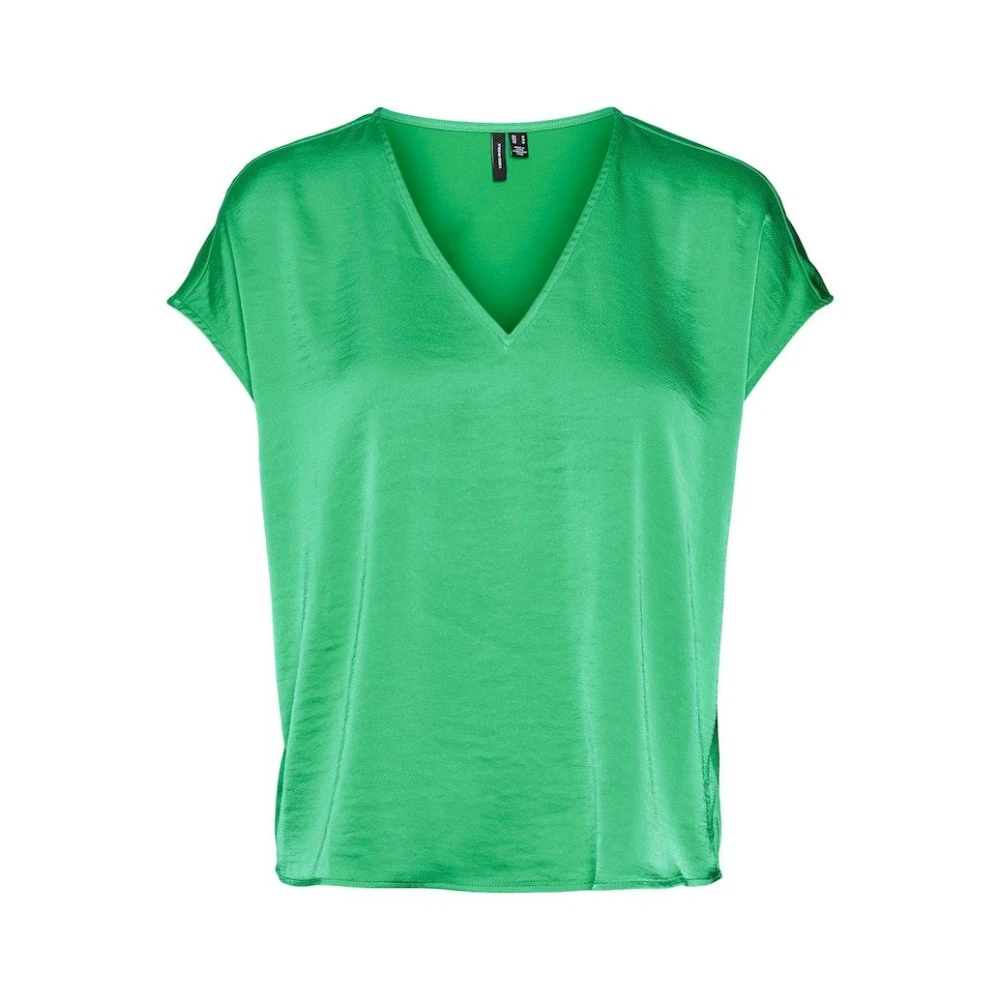 Vero Moda Heldergroene Mouwloze Top | Freewear Green Dames