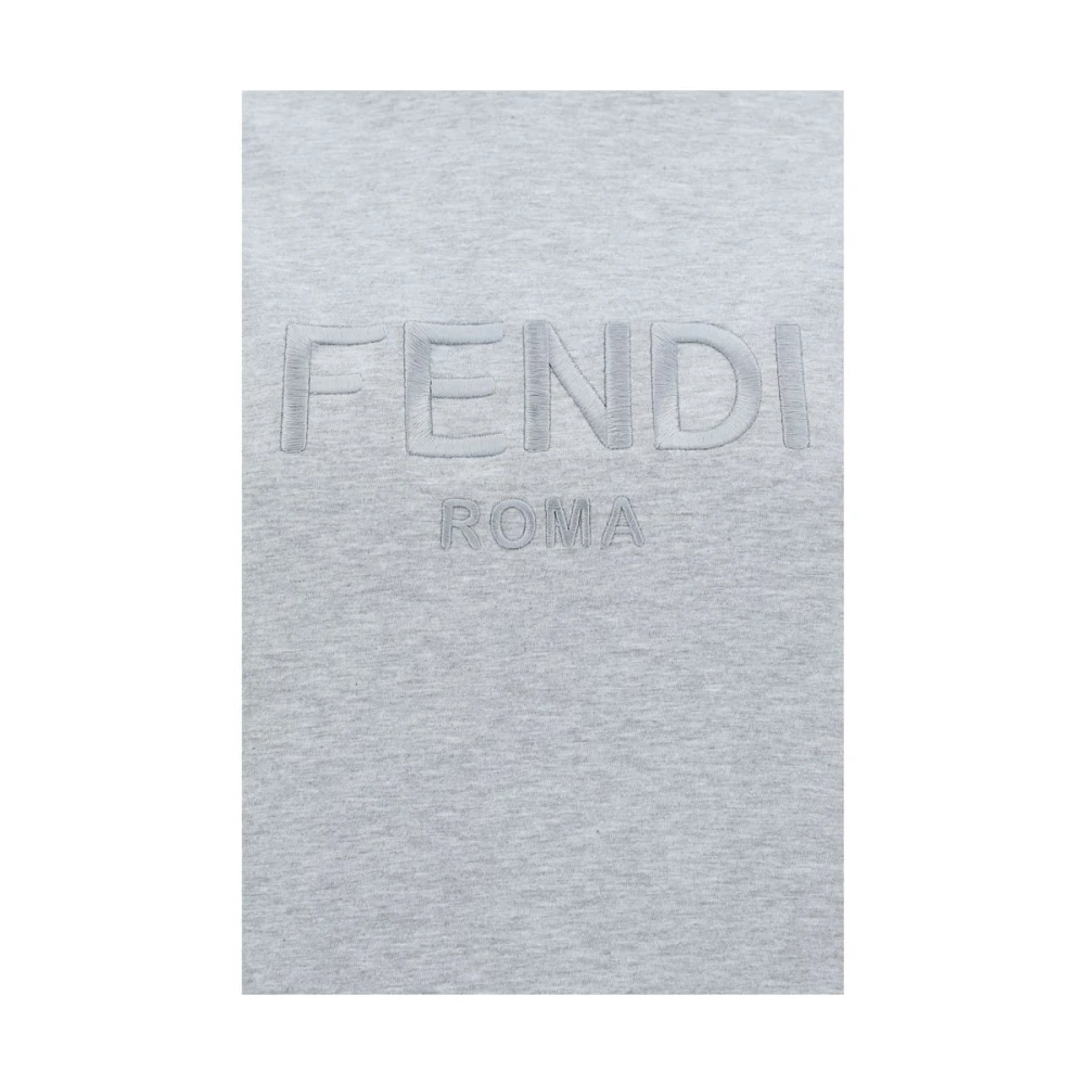Fendi Iconisch Monogram T-shirt Gray Dames