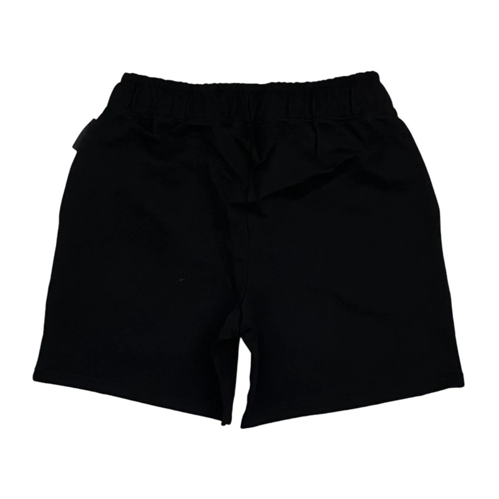 John Richmond Zwarte Katoenen Bermuda Shorts voor Mannen Black Heren