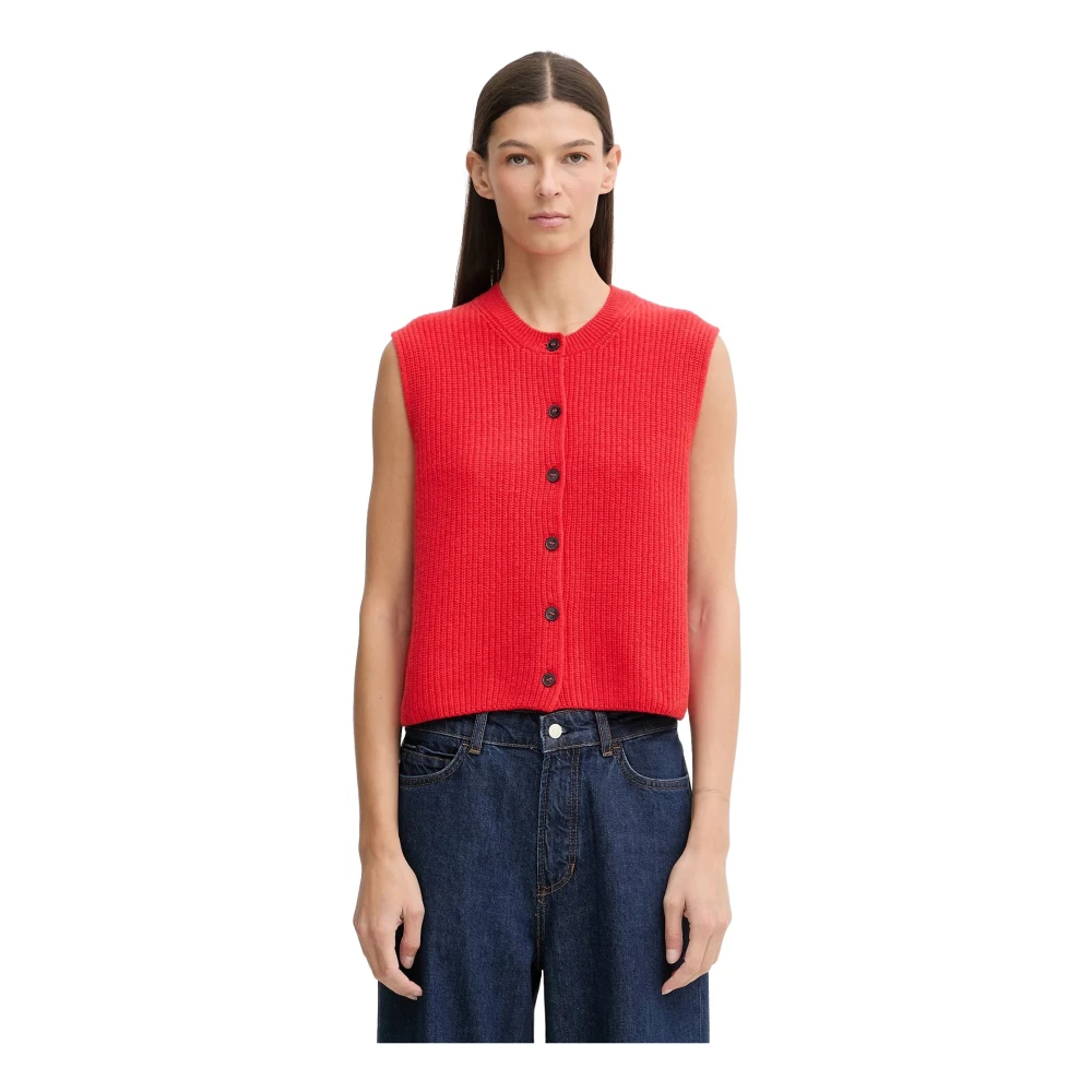 Marc O'polo , Damen, Strickwaren, Rot, L