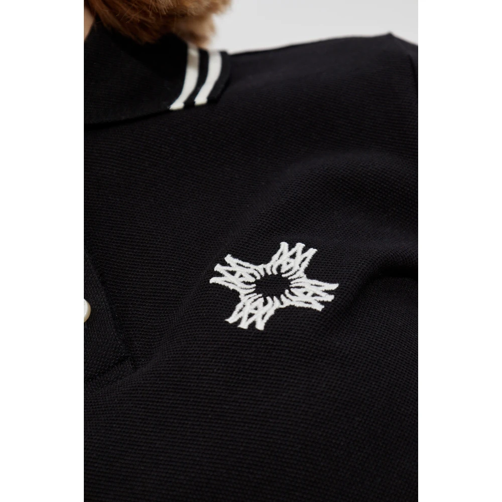 Amiri Polo met logo Black Dames