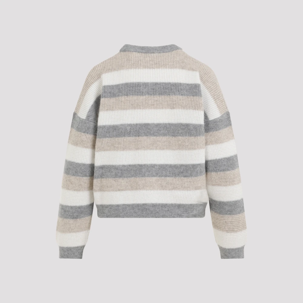 PESERICO Grijze Trui voor Vrouwen Aw24 Multicolor Dames