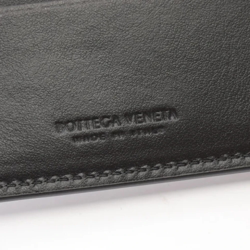 Bottega Veneta Vintage Pre-owned Leather wallets Black Dames