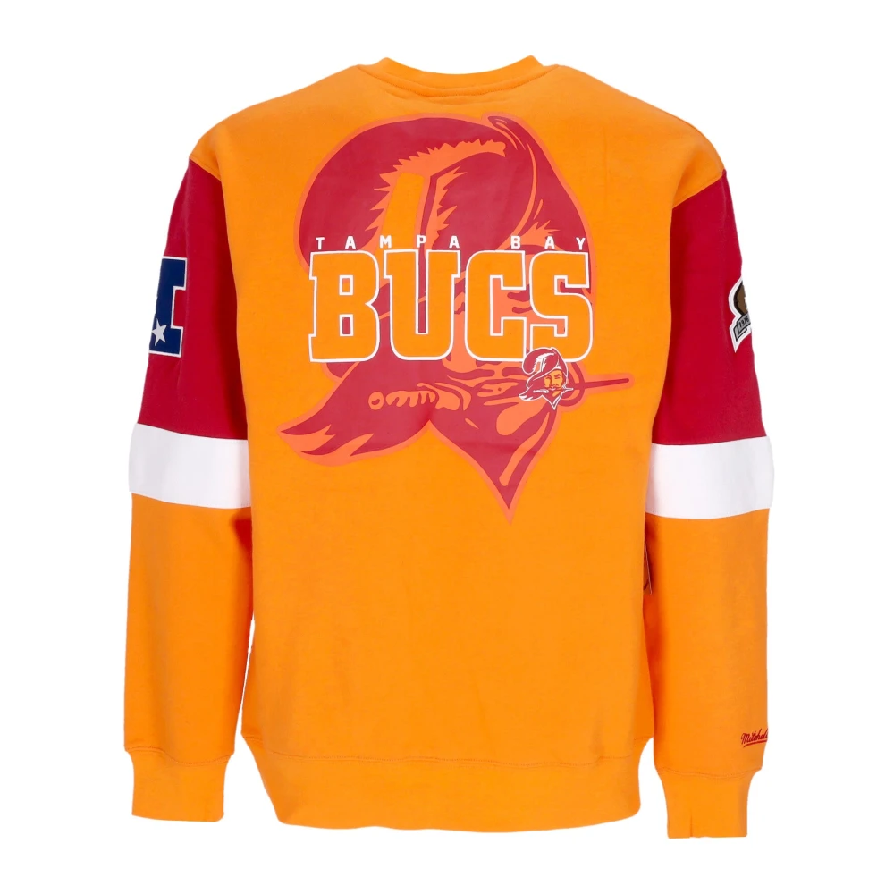 Mitchell & Ness NFL Crewneck Sweatshirt Tampa Bay Buccaneers Orange Heren