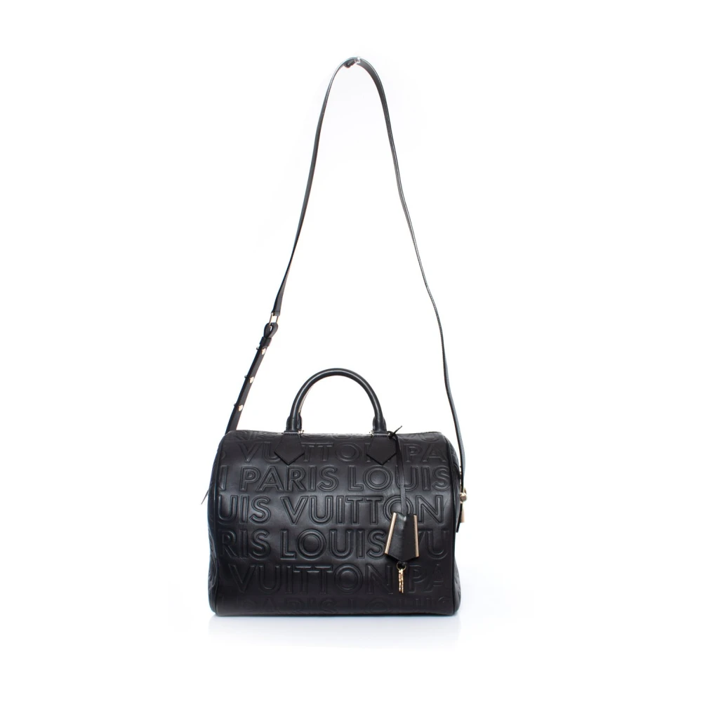 Louis Vuitton Vintage Tweedehands tas Black Dames