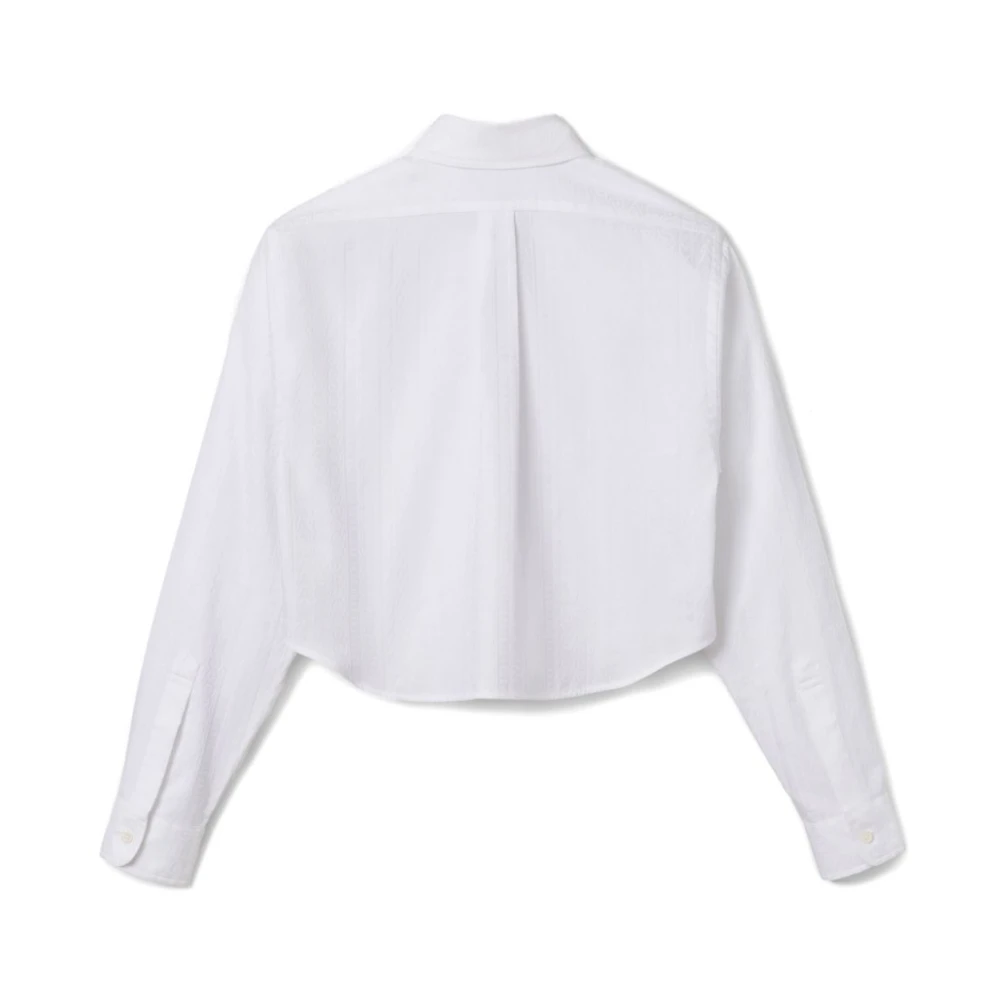 Marc Jacobs Witte Monogram Jacquard Shirt White Dames