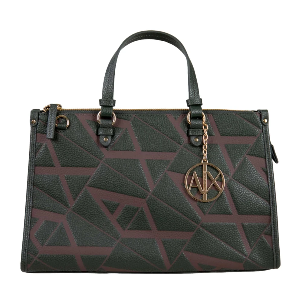 Armani Exchange Donna Nero Borse, Taglia Unica, New,