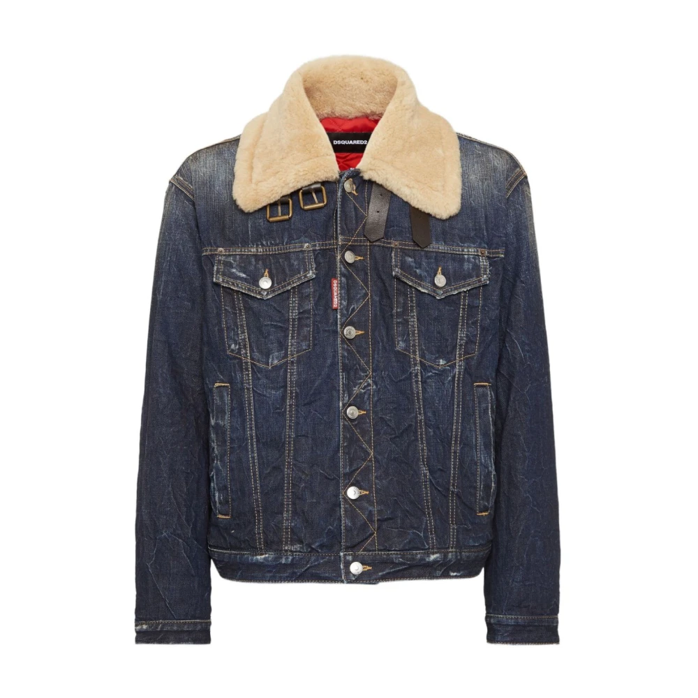 Jackets > Denim Jackets - - Dsquared2 - Modalova