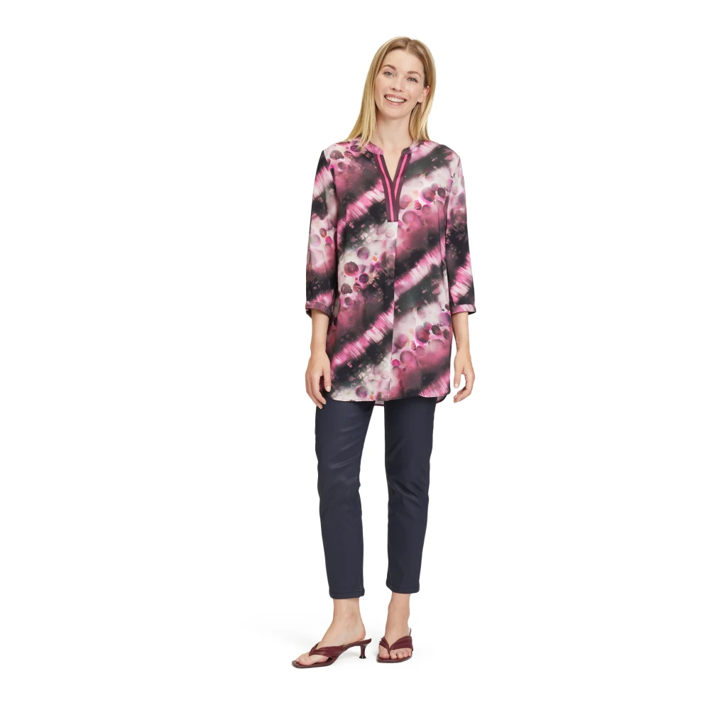 Betty Barclay Gedrukte 3 4 Mouw Lange Blouse Multicolor Dames