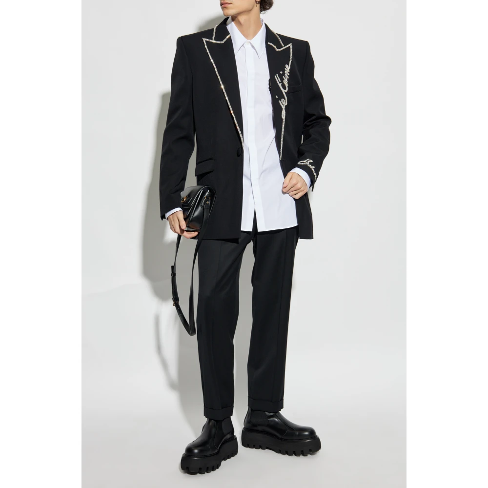 Balmain Overhemd met applicatie White Heren