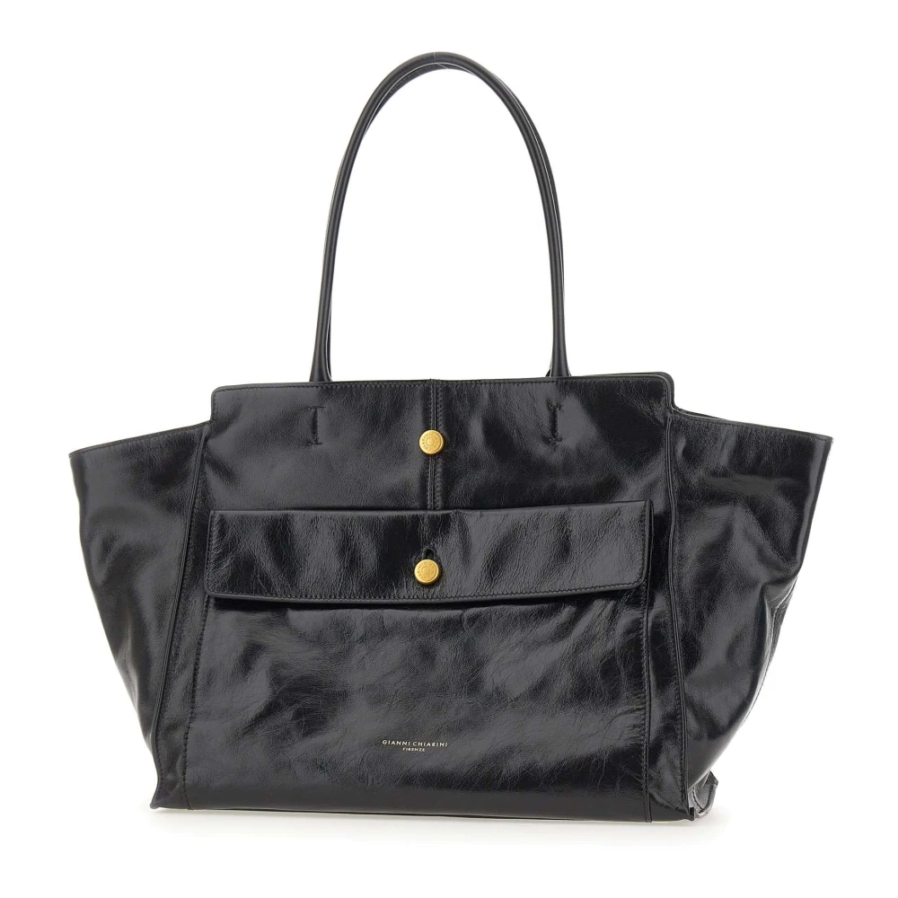 Gianni Chiarini Women's Black Shopping Bags, One Size, Cher Shoulder Bag